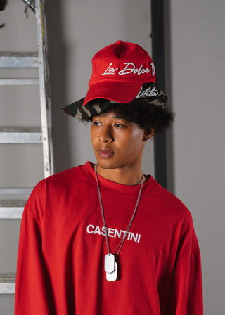 La Dolce Vita Dad Cap - Red