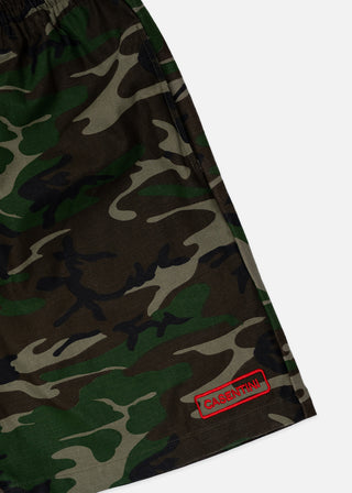 Casentini Wide-Leg Cut Shorts - Camo