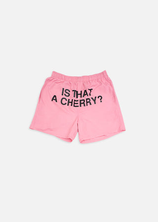 Is That A Cherry ? Boxer Shorts - Pink