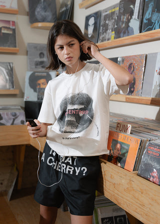 Cherry Lips T-Shirt - White